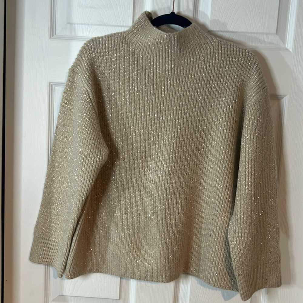 NWT ladies size Large gold Calvin Klein Sweater